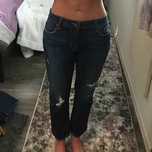 Paige Cropped Ankle Jeans
